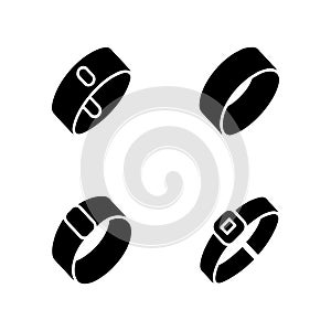 Armlet Arm Band Solid Icon Collection