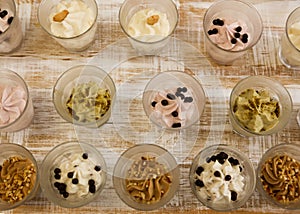 Armony of food glasses photo