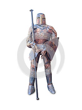 Armor of the medieval knight