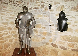 Armor of a medival knight