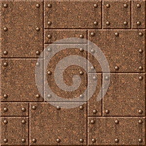 Armor seamless background.