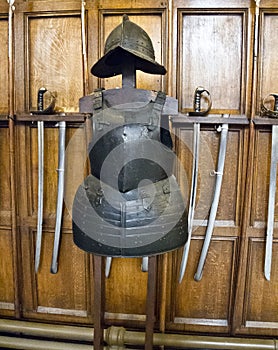 Armor and swards in Edinburgh castle,