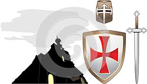 Armor of the templars. Elements for design