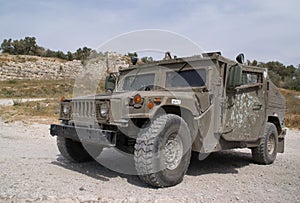 The armored jeep