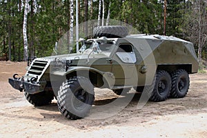 Armored russian truck photo