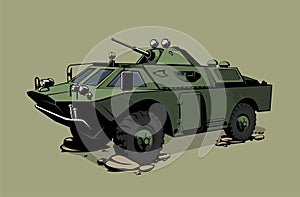 Armored troop carrier