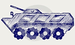 Armored troop-carrier