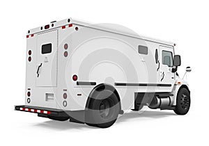 Armored Truck Isolated