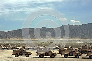 Armored Vehicles Ready for Issue in Afghanistan