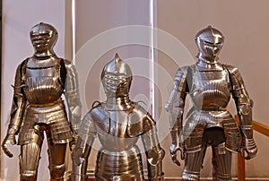 Armour of the knight in Ambras Palace - Innsbruck Austria