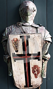 Armour of a medieval knight