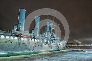 Armoured cruiser Aurora, St.Petersburg, Russia