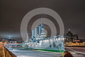 Armoured cruiser Aurora, St.Petersburg, Russia