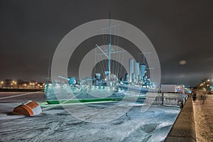 Armoured cruiser Aurora, St.Petersburg, Russia