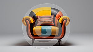 Bold And Colorful Armchair Inspired By Vivienne Westwood photo