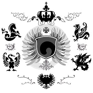 Arms with different supporters