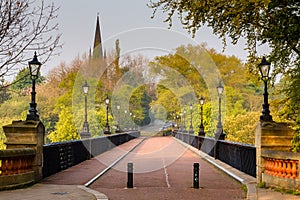 Armstrong Bridge, Jesmond, Newcastle UK photo