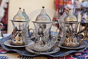 Armudu - Typical Azerbaijani Pear-shaped Tea Glasses