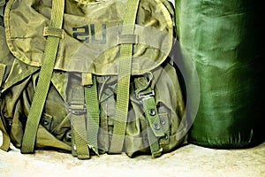 Army bag soldier