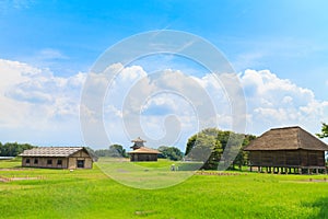 Army barrack and weapon store in Kikuchi Castle