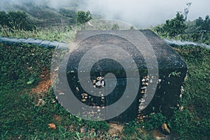 Army defense bunker soldier on mountain, Thailand