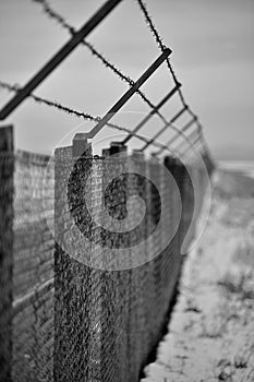 army fences in danger zone