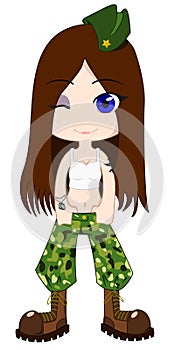 Army girl