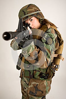 Army girl