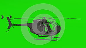 Army green helicopter photo