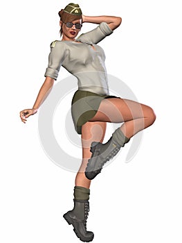 Army Pinup Girl