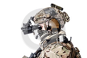 Army Ranger in field Uniforms