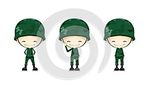 A army soldier cartoon photo