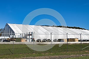 Army tent photo