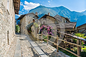 Arnad, in Aosta Valley, northern Italy.