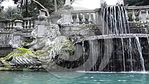 Arno River Personification In Fountain Of The Giants Villa Lante