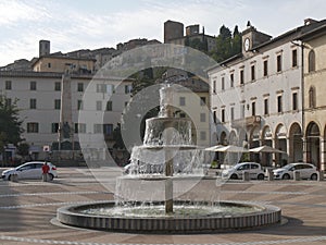 Arnolfo Square of Colle di Val d`Elsa photo