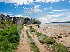 Arnside beach and shore line