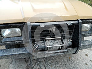 Aro truck head bumper with gear