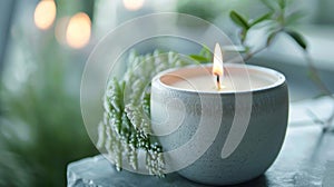 The aroma of earth plants and candle wax fills the air creating a sensory experience that is both calming and