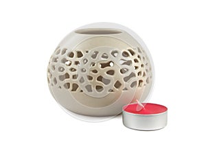 Aroma lamp and candle