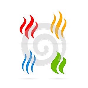 Aroma odor vector icon