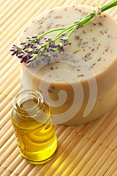 Aroma oil and handmade soap