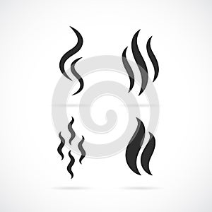 Aroma smell vector icon photo