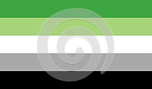 Aromantic Pride Flag