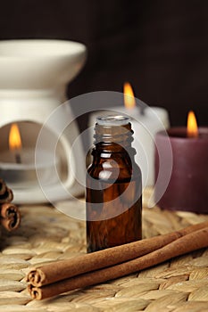 Aromatherapy - candles and cinnamon