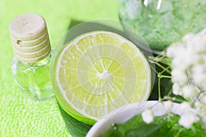 Aromatherapy green concept