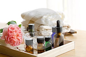 Aromatherapy oils for beauty treatment