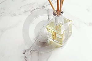 Aromatherapy reed diffuser air freshener horizontal photo