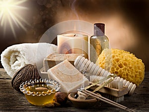 Aromatherapy and spa concept