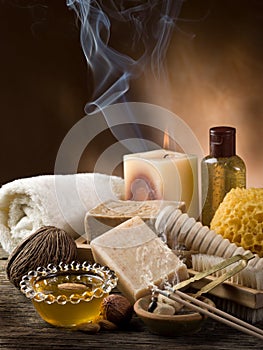 Aromatherapy and spa concept